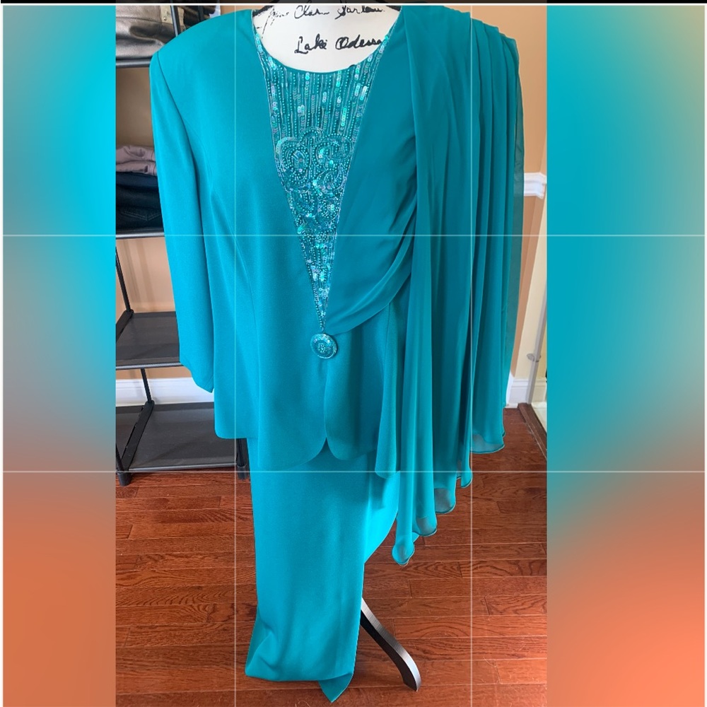 🌷VINTAGE-SIZE 20W DAYMOR COUTURE TEAL. - Picture 6 of 17